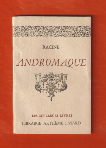 Andromaque racine ed - de,