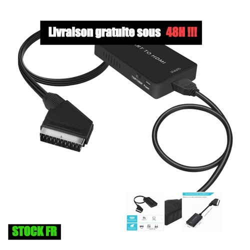 Adaptateur péritel vers hdmi - adaptateur,
