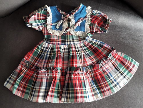 Robe poupée vintage - robe, (1950)
