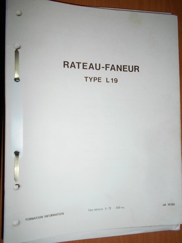 Someca rateau faneur l19 - faneur,