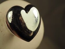 BAGUE VINTAGE ARGENT MASSIF COEUR SILVER HEART RING T52