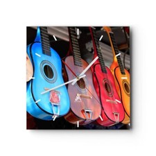 Horloge murale en verre