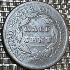 TRES BELLE  PIECE HALF  CENT