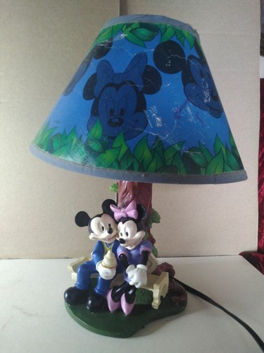 Mickey minnie lampe vintage - mickey,
