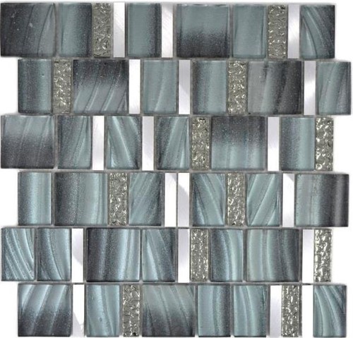 Mosaïque aluminium verre alu - aluminium,