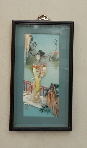 Tableau mural chinois dame - mural, “dame