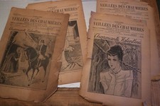 JOURNAL LES VEILLEES DES CHAUMIERES mirandol 1947 5 numeroes