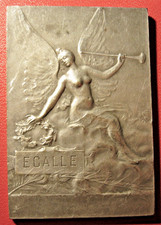 France. Plaque bronze