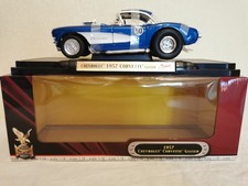 YAT MING - 1:18 E - CHEVROLET CORVETTE C1 "GASSER" - 1957 - BLEU - REF. 92019