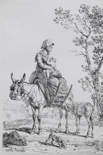Carle vernet les - carle, (1758-1836)