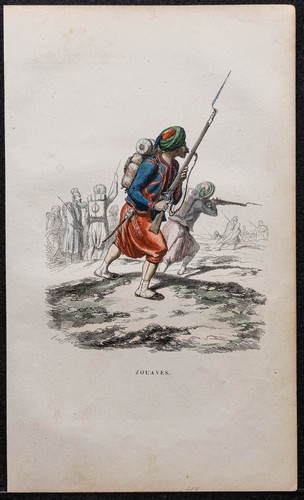1844 zouaves gravure - -,