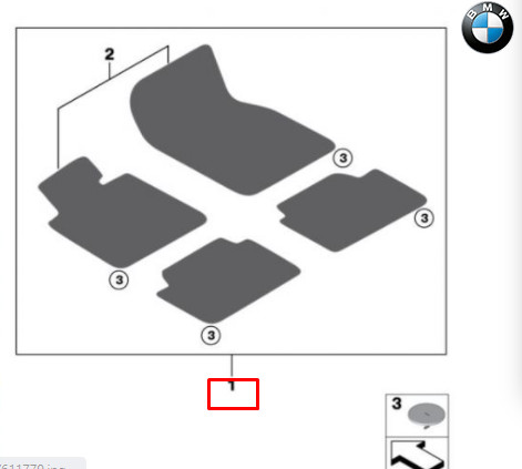Bmw g05 ensemble de tapis - x5,