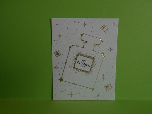 Carte publicitaire chanel 5 - chanel, n°5