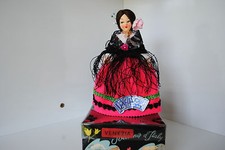 (N°11) ANCIENNE POUPEE FOLKLORIQUE DOLL PAYS ITALIE VENISE DANS SA BOITE