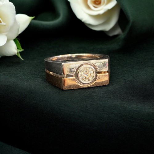 Bague solitaire homme - , classy