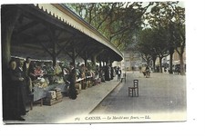 Cannes le marche aux - ,