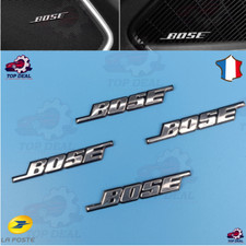 4 Logo BOSE Sticker haut-parleur AUTOCOLLANT Mini Mercedes Audi ...