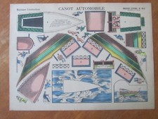 ANCIEN DECOUPAGE MAQUETTE