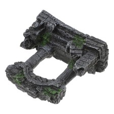  Colonne romaine artificielle pour Aquarium, ruines, grotte, cachettes de