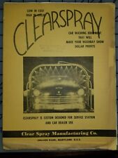 Catalogue Lavage Voiture Vaporisateur Transparent 1956 1957 