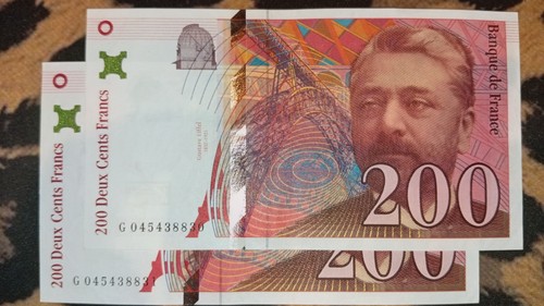 Billets 200 francs gustave - billets,