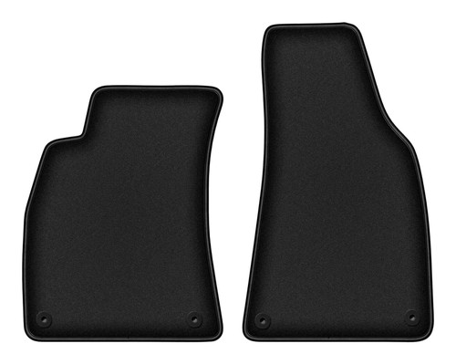 Tapis avant velours noirs