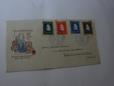 Enveloppe timbrée du 1er jour  1952  (300 ans LE CAP  YAN VAN RIEBEEC) NEDERLAND