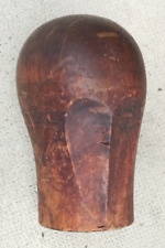Ancienne tête marotte mannequin bois wood head art déco bauhaus ?