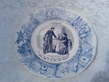 1 assiette à dessert parlante