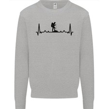 Sweat À Capuche Pour Hommes De Randonnée ECG Marche Rambling Trekking Pulse