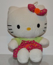 Adorable peluche HELLO KITTY à accrocher poche rangement SANRIO 26 cm JEMINI