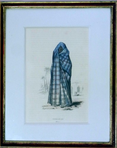 Gravure sous verre encadrée - gravure,