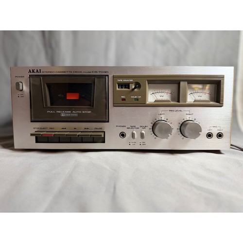 Akai 703d stereo cassette - akai, cs-703d