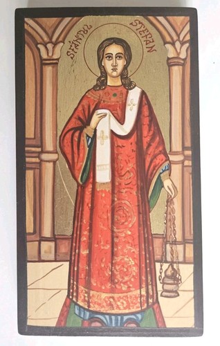 Icône orthodoxe peinte sur