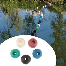 Corde flottante 1,5 cm Trou 10 cm Ancre Bouée pour filet de pêche Canal de