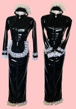 Misfitz blk PVC & lace padlock