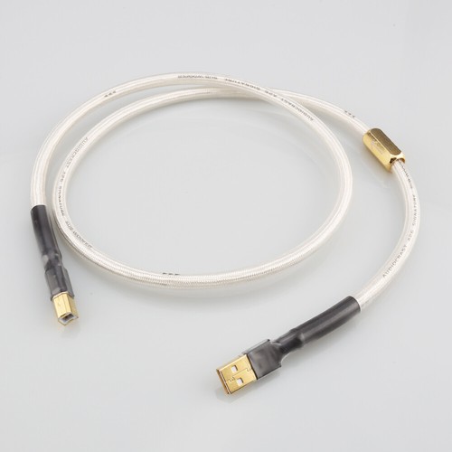 Silver plated hifi usb - silver-plated,