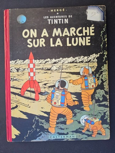 Tintin marché sur - tintin,