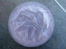 Splendide Boite En Verre Malachite Et Jade Art Déco Curt Schlevogt