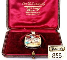 Pendentif 835 Argent Émail