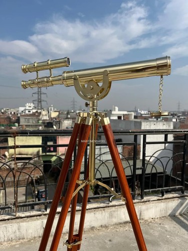Télescope laiton artisanal - télescope,