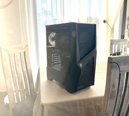 Gamer avec écran - pc,