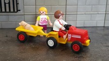 Playmobil tracteur remorque