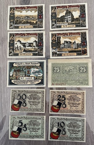 Lot billets allemand - lot, de