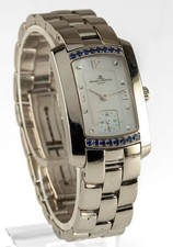 Baume & Mercier Hampton SS Ladies Quartz Watch 65316 Sapphire & MoP Dial 
