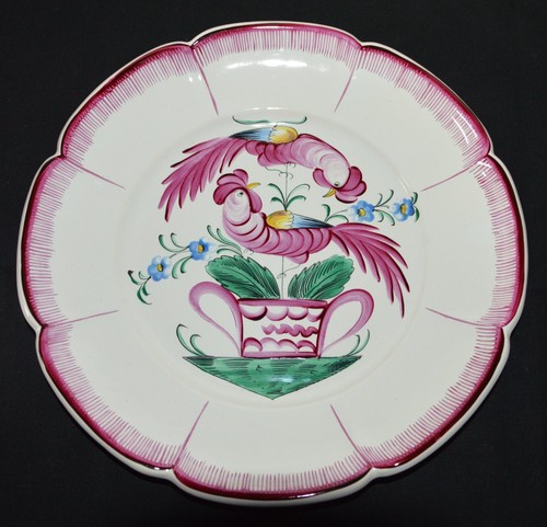 Ancienne assiette gallinacés