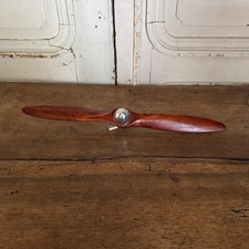 Petite hélice d'avion des années 30 maquette Smart 18-6 en bois et métal M3631