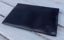 Portefeuille vintage  cuir noir Le Tanneur