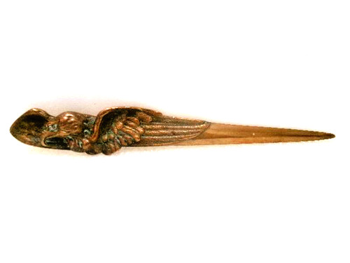 Ancien coupe papier - en, bronze