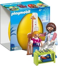 Original PLAYMOBIL® City Life 4921 - Pédiatre Avec Enfant - Œuf De Pâques